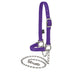 Weaver Nylon Adjustable Sheep Halter with Chain Lead