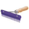 Weaver Mini Fluffer: Plastic Comb, Wood Handle